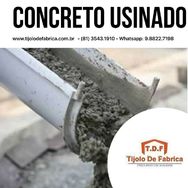 Concreto Usinado Direto da Usina Frete