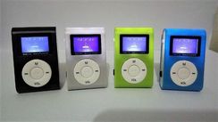 Mini Mp3 Player Tela Lcd, Fm Shuflle Clip Entr. Micro Sd