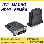 Adaptador Dvi Macho para Hdmi Fêmea Adapitador Cabo Conector