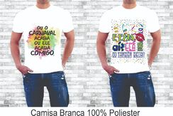 Camisas Personalizadas Frases de Carnaval 2019 Unissex