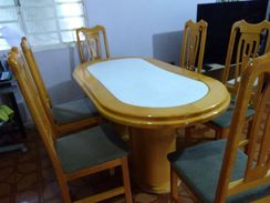 Mesa de Jantar com Seis Lugares