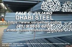 Vergalhão CA 50 é na Dhabi Steel