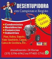 Desentupidora no Campo Grande em Campinas