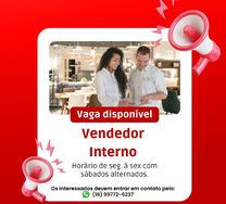 Vagas para Vendedor Interno