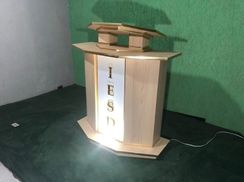 Púlpito de Madeira Modelo-moisés para Igrejas e Capelas