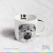 Caneca de Porcelana I Love Dogs