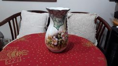 Vaso Porcelana Pintado à Mão