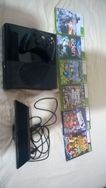 XBOX 360 Superslim 250gb Bloqueado + Controle + Kinect + 16 Jogos;