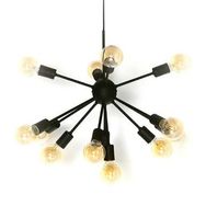 Lustre Moderno Sputinik Preto