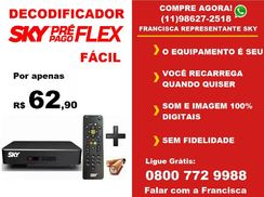 Decodificador Sky Pré Pago