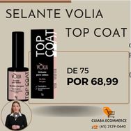 Selante Finalizador Unha de Gel e Fibra Top Coat da Volia 9g Top