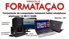 Formata Já, Formatação de Computadores em Marília SP