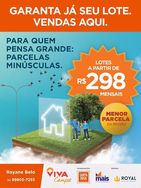 Terrenos Próximos ao Atacadão por Apenas R$ 298 Mensais e sem Burocracia! Reserve o Seu!!!