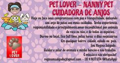 Pet Sitter - Pet Lover