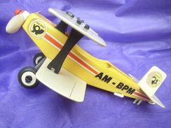 Avião Playmobil System 1977 Geobra Biplano Bi Plano Plane / Mbq Old