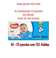 Fraldas Huggies e Pampers