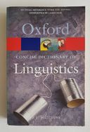 Oxford Concise Dictionary Of Linguistics