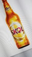 Vende -se Garrafa de Cerveja Skol de 1 Litro de Vidro Marrom