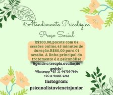 Atendimento Psicológico Online com Preço Social