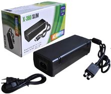 Fonte XBOX 360 Slim 2 Pinos Bivolt 110v 220v 135w + Cabo Forç