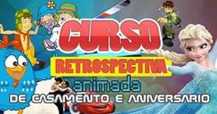 >curso de Retrospectiva Animada Casamento e Aniversario