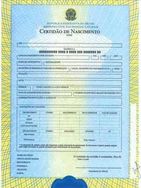 Certidão de Casamento ou Nascimento