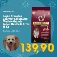 Ração para Cachorro Gran Plus Gourmet Adulto Mini