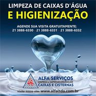 Limpadora e Impermeabilizadora de Caixa D'água e Cisterna Alfa