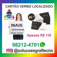 Cartão Verniz Localizado