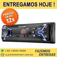 Rádio Automotivo Multilaser 4x25w Rms Usb / Sd / Aux /bluetooth Toca C