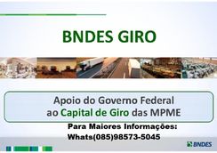 Empréstimo para Empresas Capital de Giro Bndes