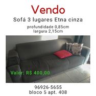 Sofa Tok Stok 3 Lugares