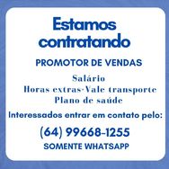 Estamos Contratando Promotor de Vendas