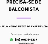 Vaga para Balconista