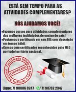 Atividades Complementares - Cursos com Certificado