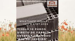Tijolo Direto de Fábrica (21) 9.6767.8329 Paraíba do Sul- RJ