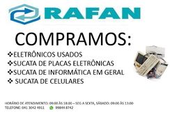 Compramos Sucatas Eletrônicas e de Informática