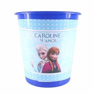 Lembrancinha Balde de Pipoca Personalizado Frozen