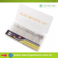 Kit Completo de Broca Diamantada Profissional Manicure