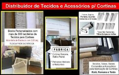 Tecidos para Cortinas Rolô / Acessorios para Cortina Rolô