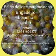 Balas de Leite Carameladas