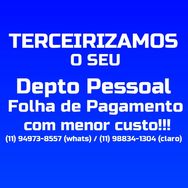 Terceirizo Depto Pessoal e Folha de Pagamento