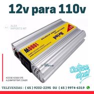 Inversor 12v para 110 Conversor de 12 Pra 110 Volts 1000v