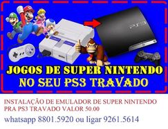 Emulador de Super Nintendo no Seu PS3