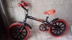 Bicicleta Aro 16 Hot Wheels