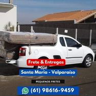 Frete Santa Maria DF - Frete Valparaíso GO (pequenos Fretes)