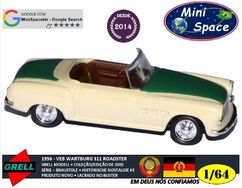 Grell Modell 1956 Veb Wartburg 311 Roadster 1/64