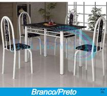 Conjunto de Mesa Tubular Carla, Montagem e Frete Grátis*