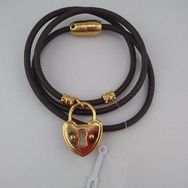 Pulseira em Couro Marron