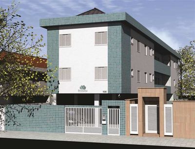 Apartamento com 35.45 m² - Vila Voturua - São Vicente SP